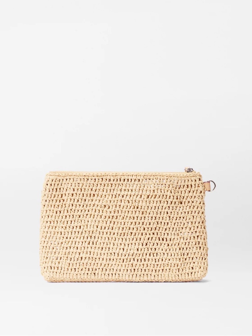 MZ Wallace Crochet/Camel Crochet Clutch Wristlet - Picture 7 of 9